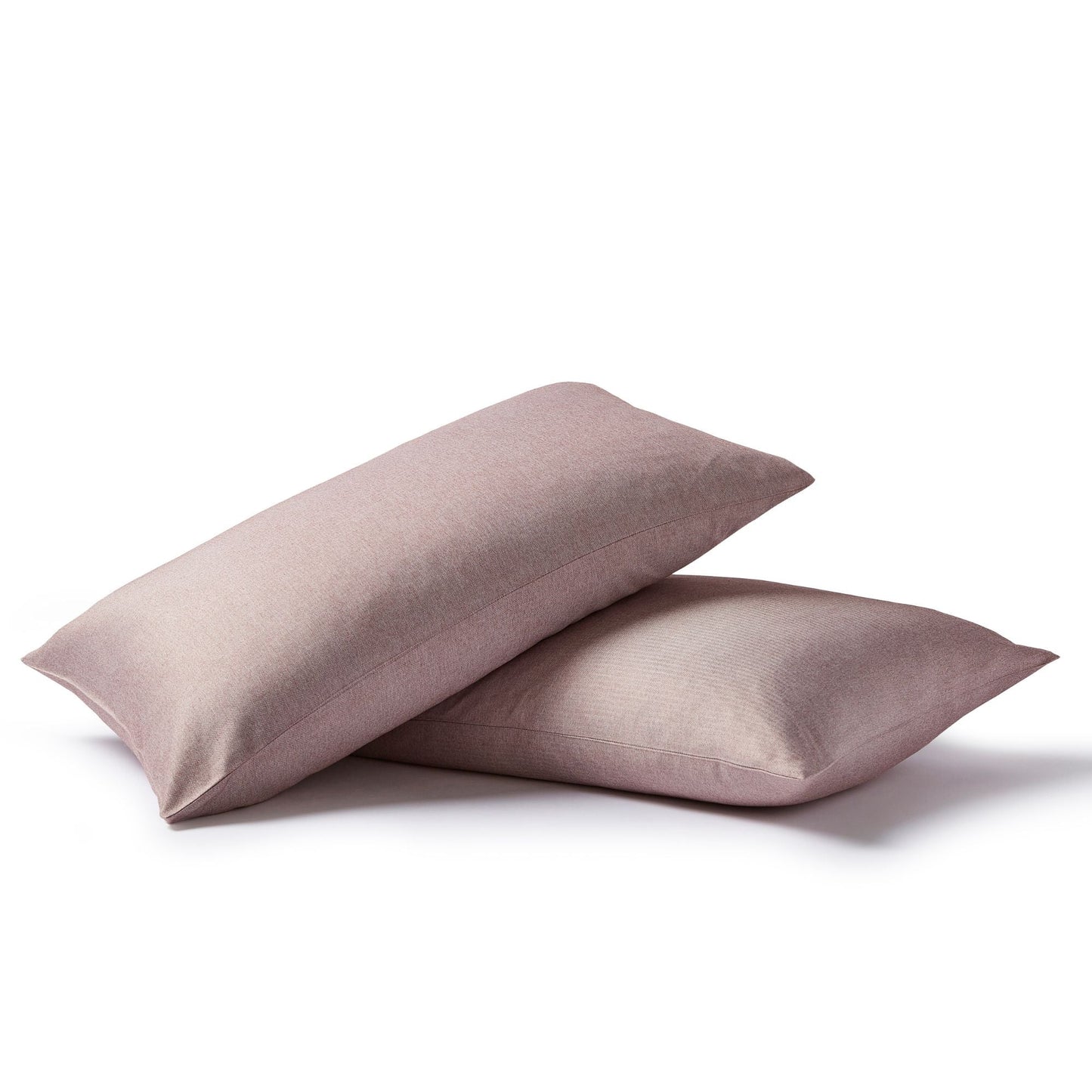 Herringbone Mulberry Pair of Standard Pillowcases