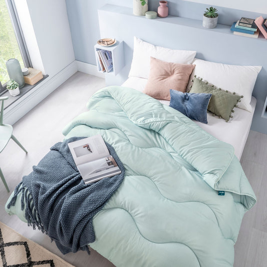 Linen Aurora Green All-In-One Duvet