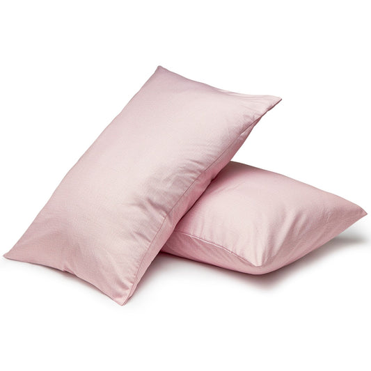 Linen Dusk Pink Pair of Standard Pillowcases