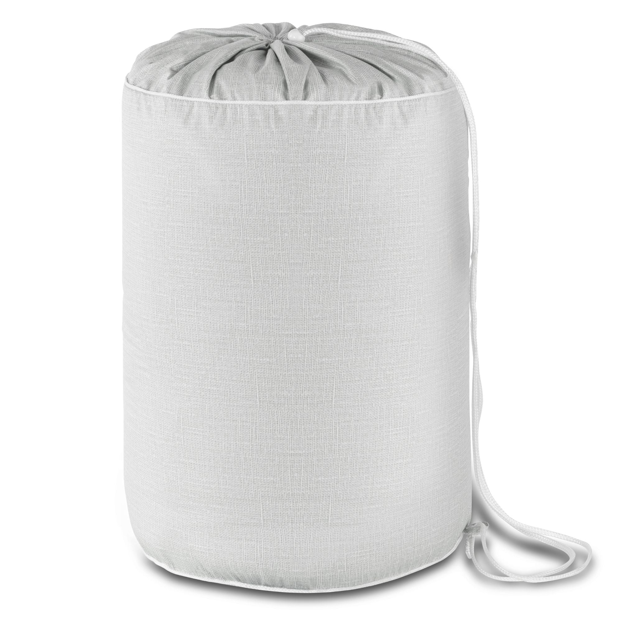 Cloud Gray Linen Print All-In-One Comforter