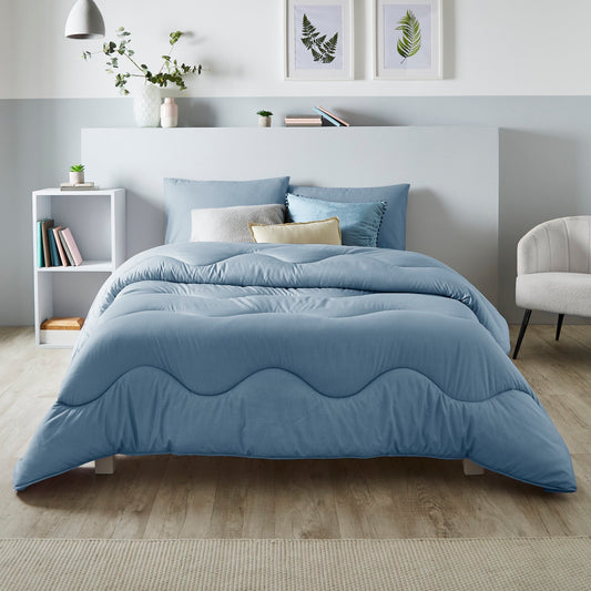 Linen Twilight Blue All-In-One Duvet