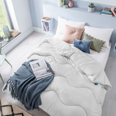night lark linen microfibre cloud gray all-in-one duvet
